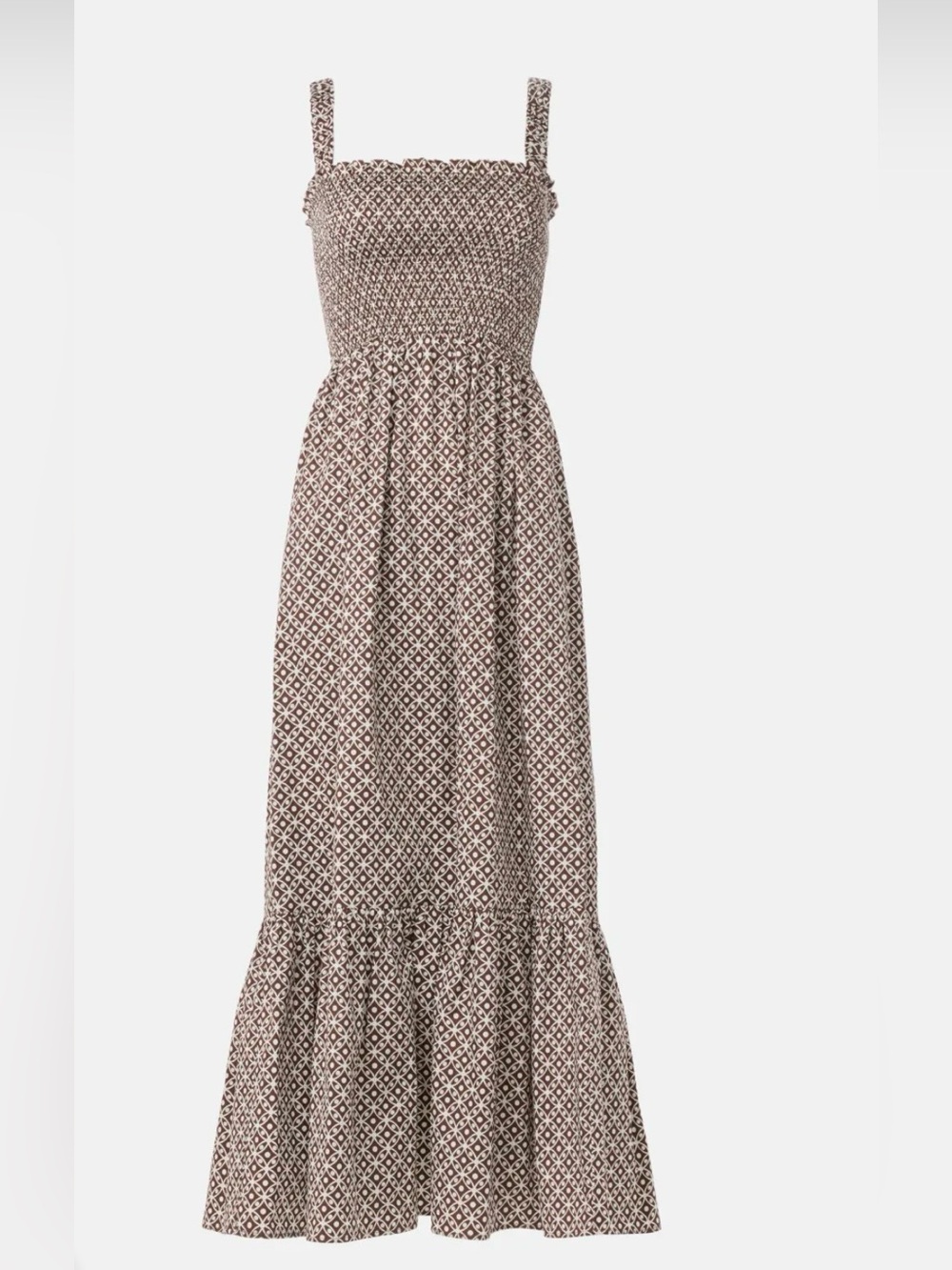 Hill House Anjuli Nap Dress: Chocolate Lattice! - Picture 5 of 6